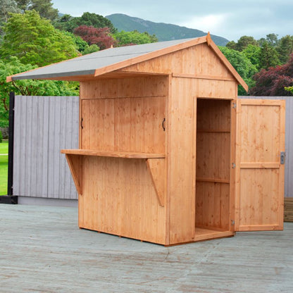 Shire Garden Bar w/ Apex Roof - 6ft x 4ft 