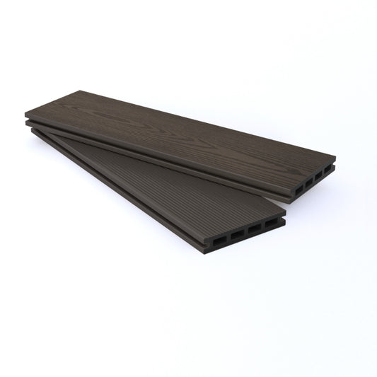 DDecks DuroDual Composite Reversible Decking Board (Hollow) 145mm x 21mm x 3.6m - All Colours