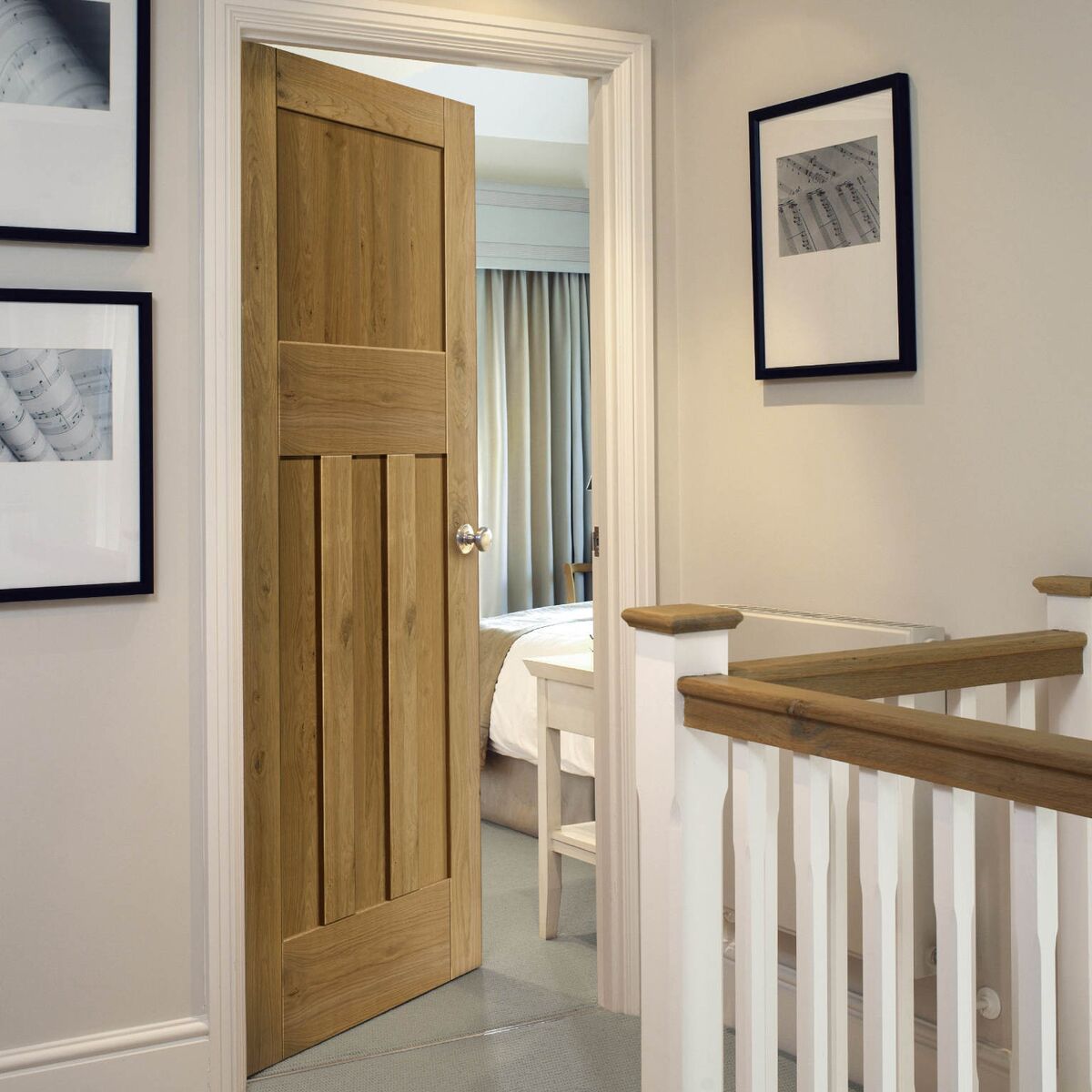 Image For JB Kind Rustic Oak DX Internal Door 