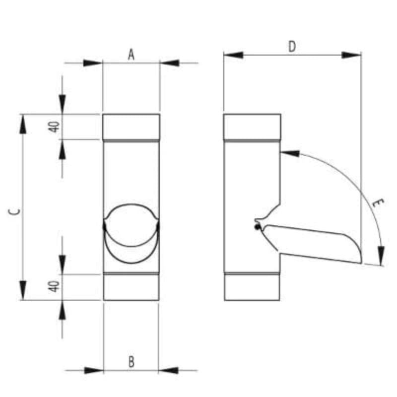 Roofart Manual Rainwater Diverter - Full Range
