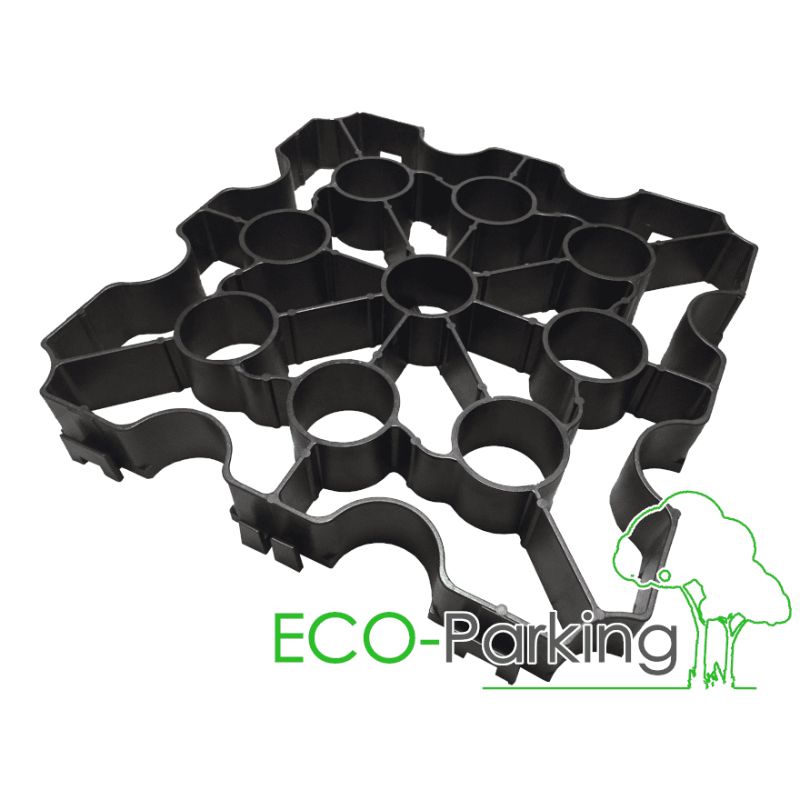 EBP EcoPark Cellular Pavers 333mm x 333mm - Black (18 Tiles per Pack)