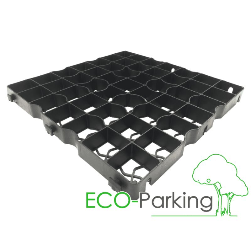 EBP EcoPark Cellular Pavers 500mm x 500mm - Black (8 Tiles per Pack)