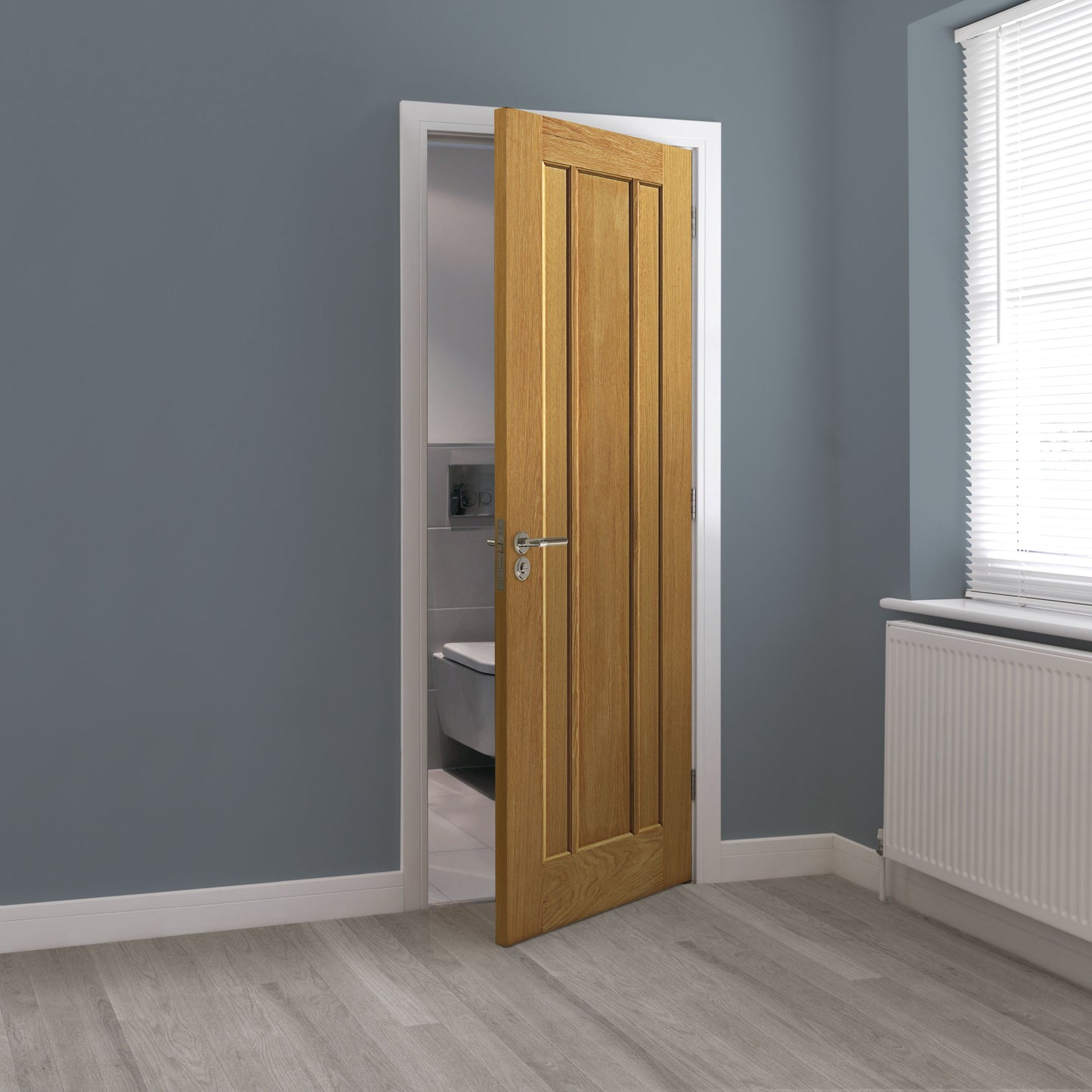 Image for JB Kind Oak Traditional Eden Internal Door Unfinished