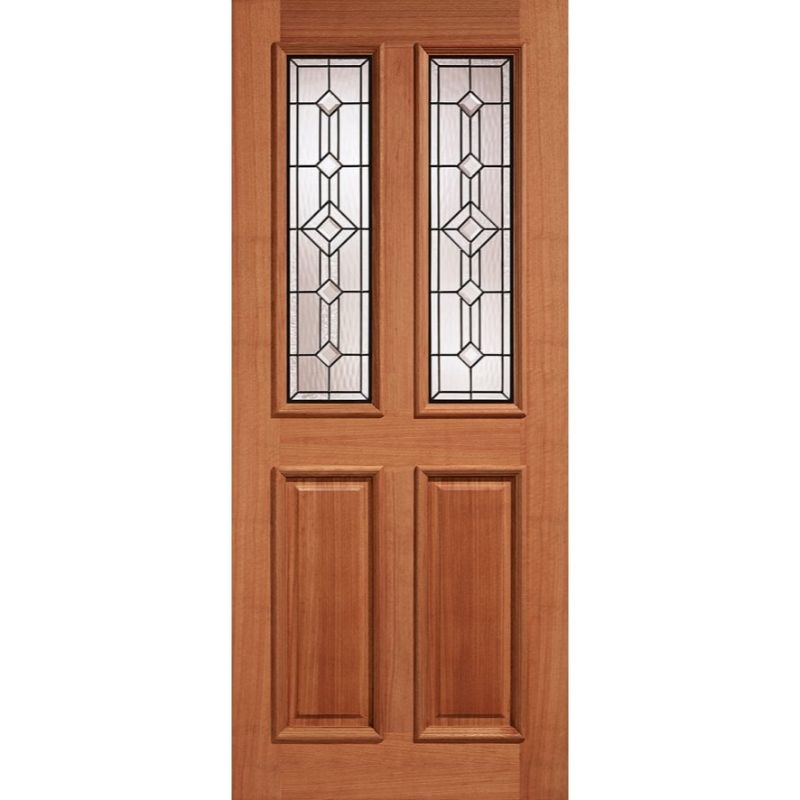 LPD Derby Leaded Hardwood Exterior Door 82in x 34in x 44mm (2083 x 864mm)