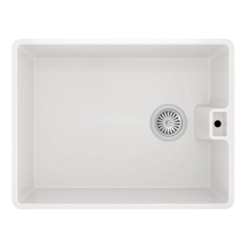 Ellsi Comite Belfast Kitchen Sink w/ Waste - 595mm x 445mm 