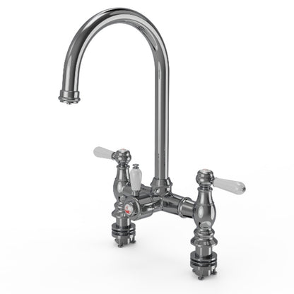 Ellsi Traditional Bridge 3-in-1 Boiling Hot Water Kitchen Tap - All Finishes