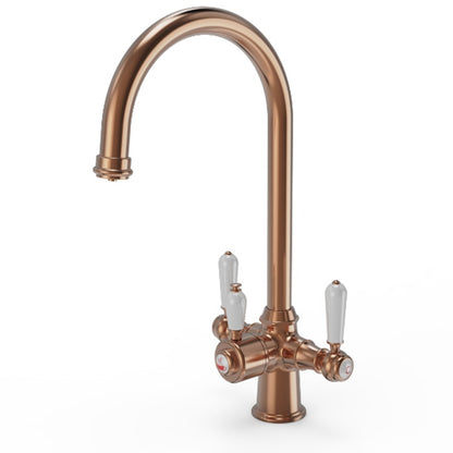 Ellsi Traditional Cruciform 3-in-1 Boiling Hot Water Kitchen Tap - All Finishes