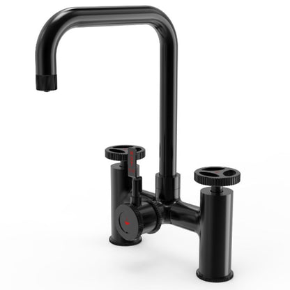 Ellsi Industrial Bridge 3 in 1 Hot Water Kitchen Tap - All Sizes