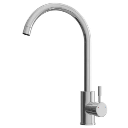 Ellsi Tivoli Steel Kitchen Mixer Tap w/ Swivel Spout  Swan Neck - All Finishes 