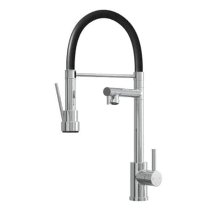 Ellsi Kitchen Sink Mixer w/ Smooth Rubber Hose and Flexi Spray - All Finishes