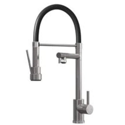 Ellsi Kitchen Sink Mixer w/ Smooth Rubber Hose and Flexi Spray - All Finishes