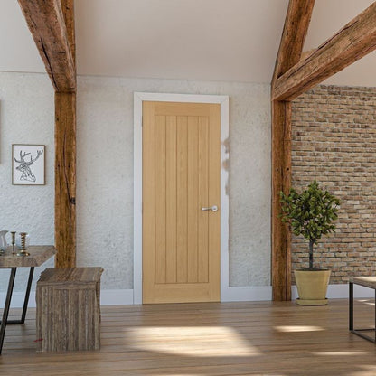 Image for Deanta Ely Prefinished Interior Oak Fire Door 2040 x 826 x 45mm