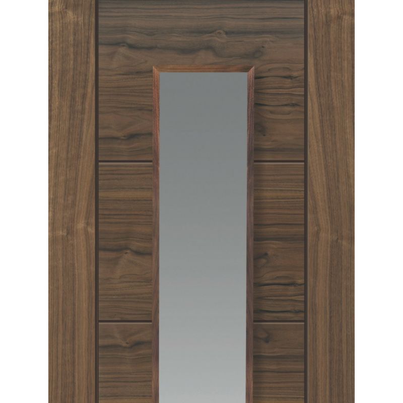 JB Kind Emral Walnut Pre-finished Internal Door (1981 x 762 x 35mm)