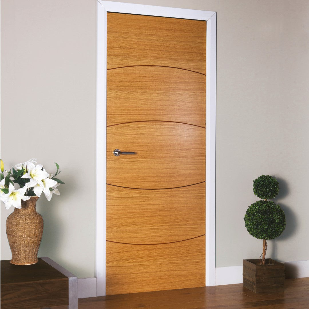 Image for JB Kind Oak Sol Pre-Finished Internal Fire Door