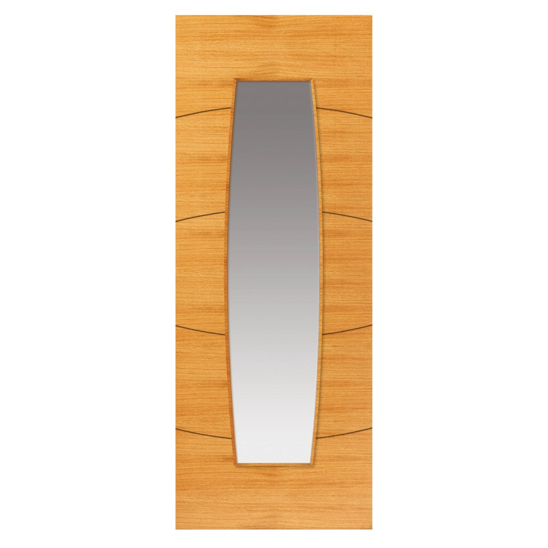 Image for JB Kind Oak Sol Glazed Pre-Finished Internal Door