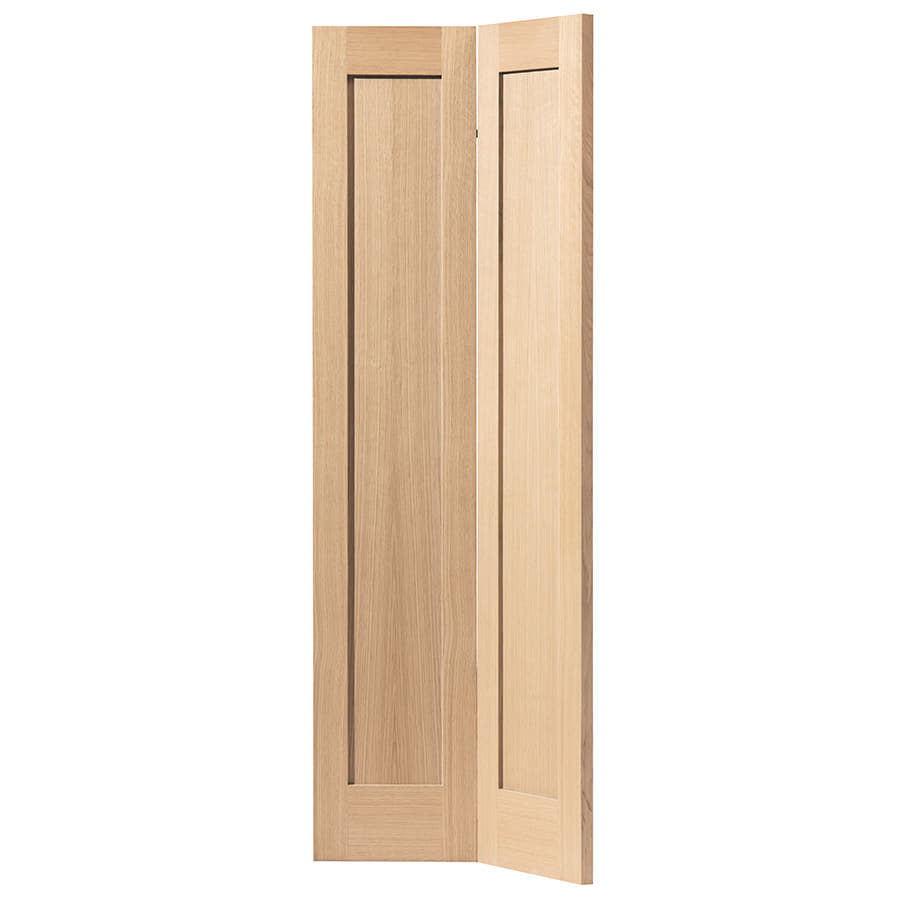 Image for JB Kind Oak Etna Bi-Fold Internal Door Unfinished