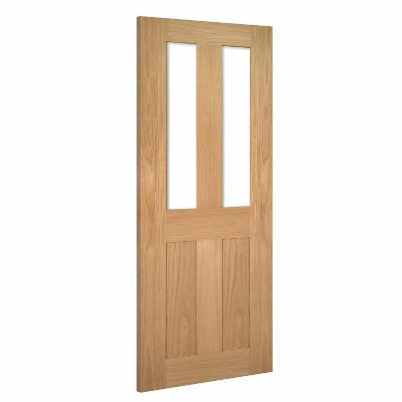 Image for Deanta Eton Glazed Interior Oak Door 1981 x 610 x 35mm