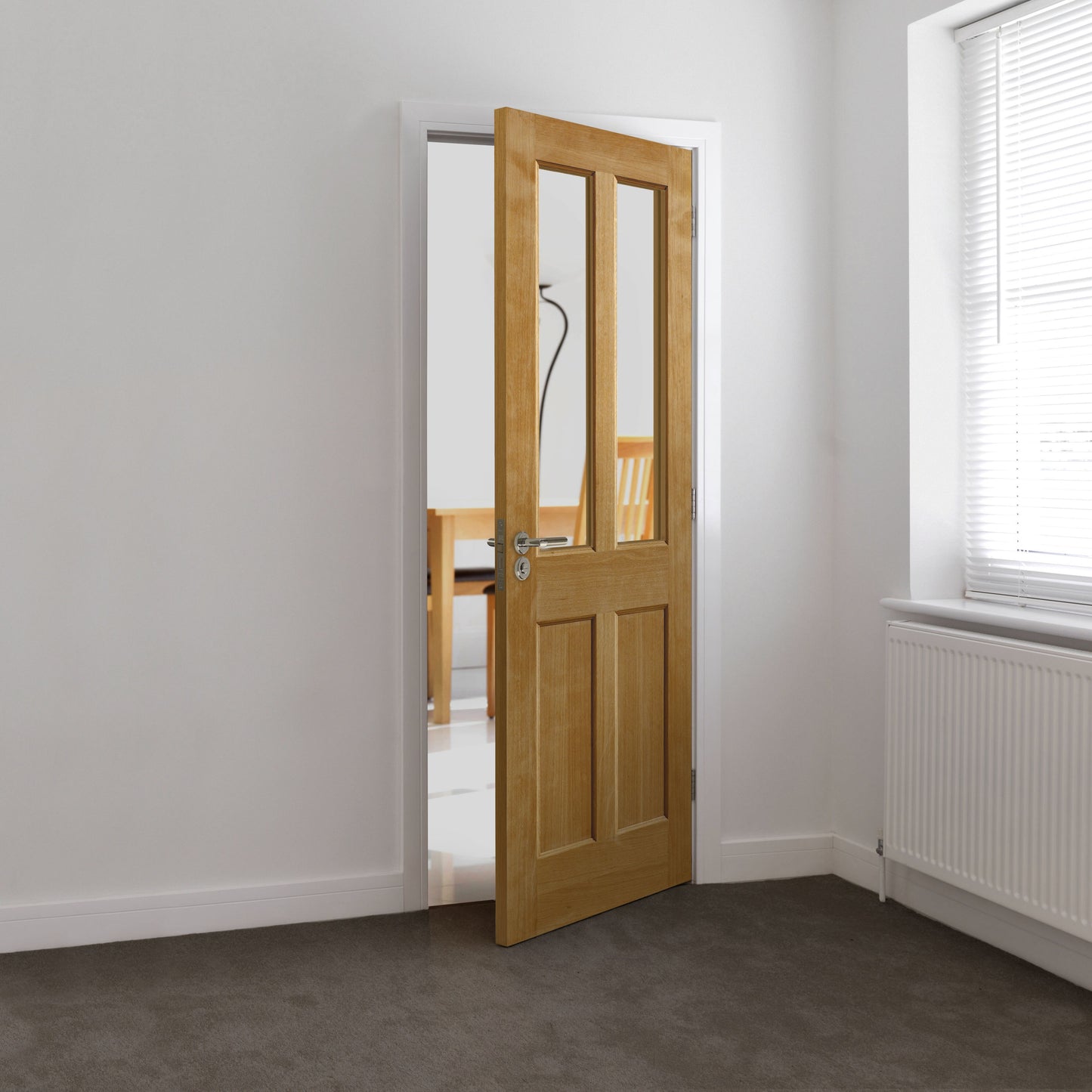 Image for JB Kind Oak Traditional Severn Internal Door Unfinished