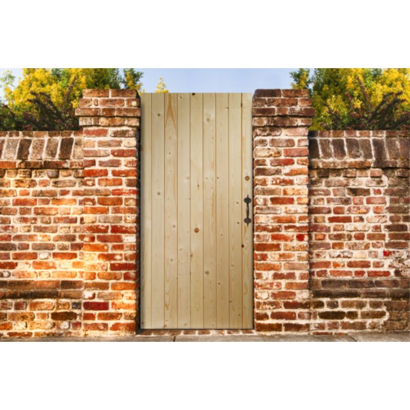 XL Joinery Ledged & Braced External Pine Gate or Shed Door 1981 x 762mm