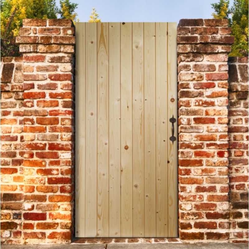 XL Joinery Framed Ledged & Braced External Pine Gate or Shed Door 2032 x 813mm