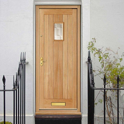 LPD Suffolk Oak Double Glazed Exterior Door 78in x 33in x 44mm (1981 x 838mm)