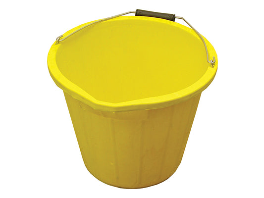 Faithfull Bucket 3 gallon (14L) - Yellow