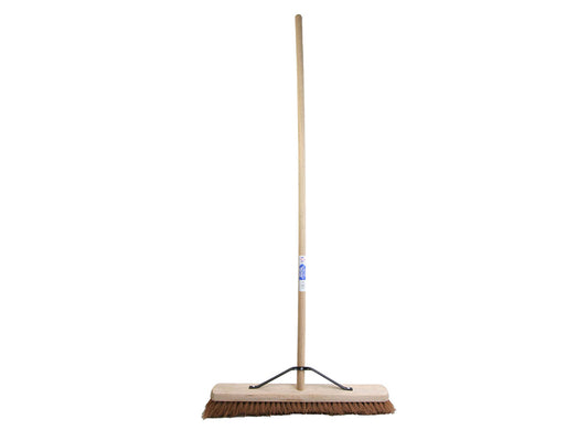 Faithfull Broom Soft Coco 600mm (24in) + Handle & Stay