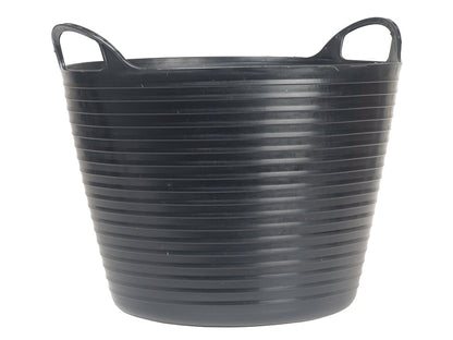 Faithfull Heavy-Duty Polyethylene Flex Tub 28 litres Black