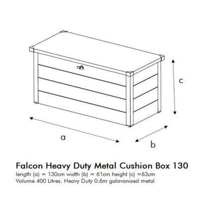 Falcon Heavy Duty Garden Storage Box - All Sizes