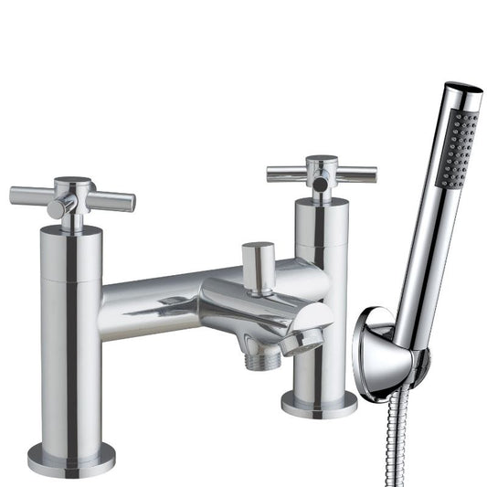 Fusion X Head Bath Shower Mixer - Chrome