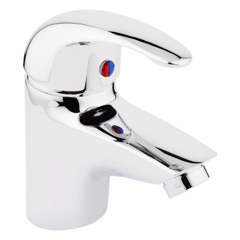 Aqua Compact Basin Mixer w/ Click-Clack Waste - Chrome