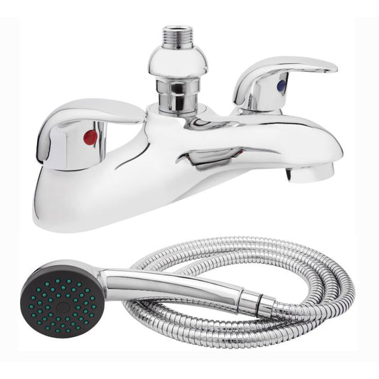 Aqua Compact Bath Shower Mixer - Chrome