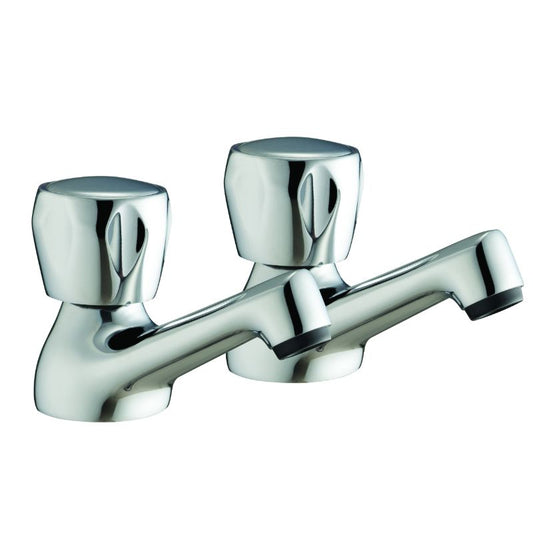 Aqua Entree Basin Taps - Chrome