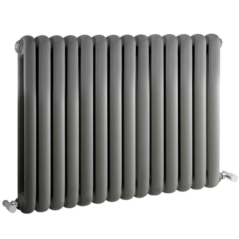 Aqua Kenmare Horizontal Wall-Mounted Radiator 600mm x 853mm - All Colours