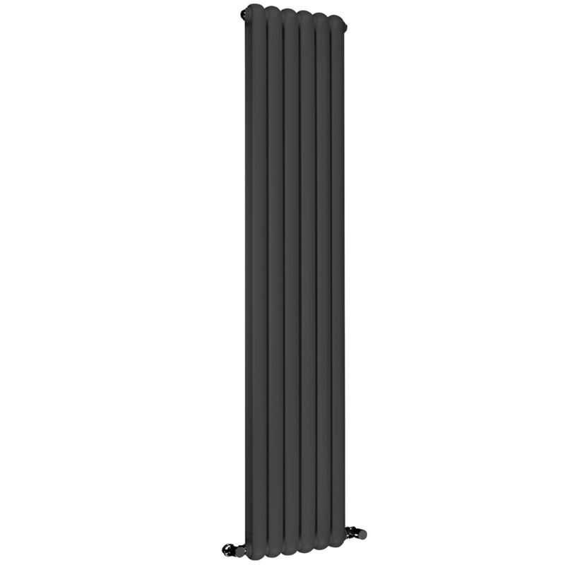 Aqua Adare Vertical Steel Designer Wall-Mounted Radiator 1500mm x 377mm - All Colours