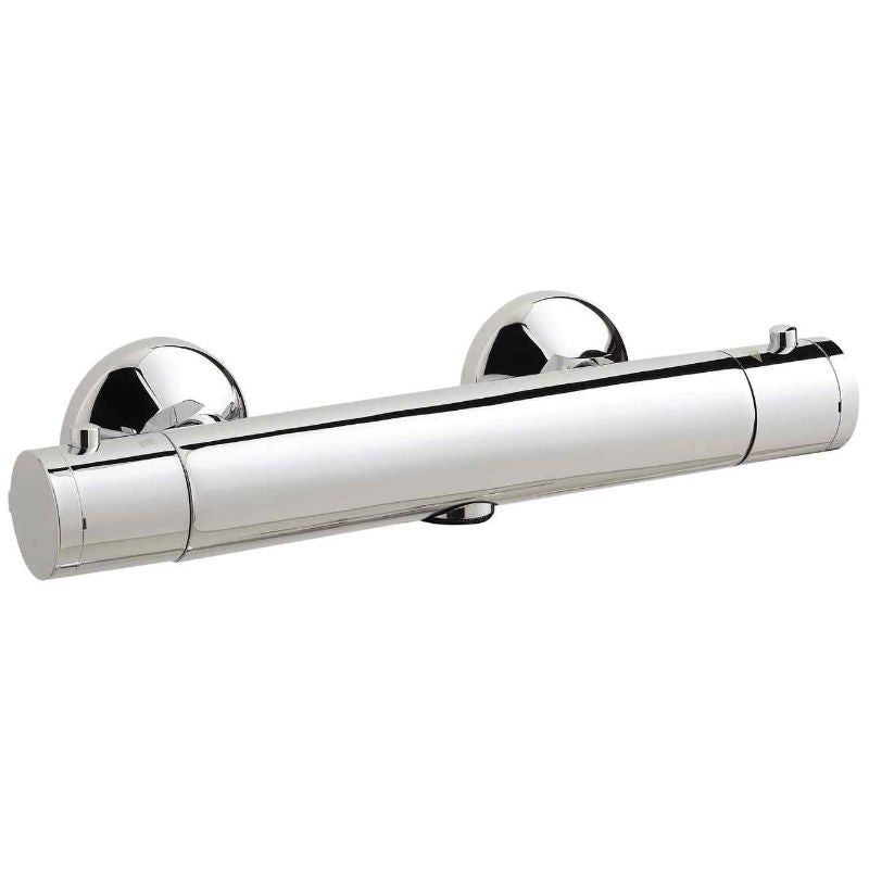 Aqua Minimalist Exposed Thermostatic Bar Valve - Chrome