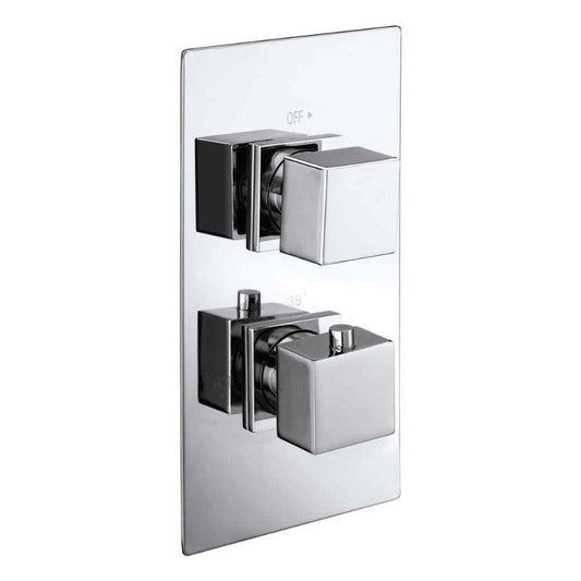 Aqua Cube Concealed Thermostatic Shower Valve - Chrome