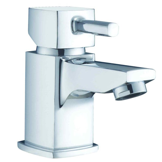 Aqua Cubix2 Mini Basin Mixer w/ Click-Clack Waste - Chrome