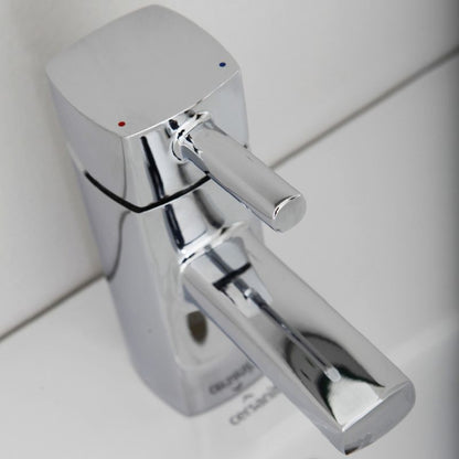 Aqua Cubix2 Basin Mixer w/ Click-Clack Waste - Chrome