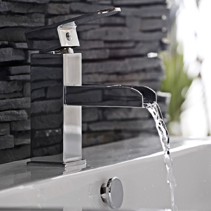 Aqua Stream Basin Mixer w/ Click-Clack Waste - Chrome