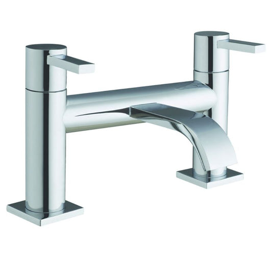 Aqua Gemini Bath Filler - Chrome