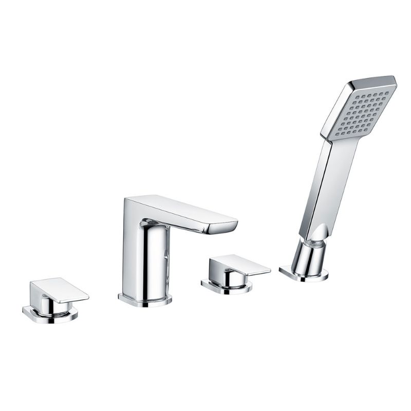 Aqua Alto 4Th Bath Shower Mixer - Chrome