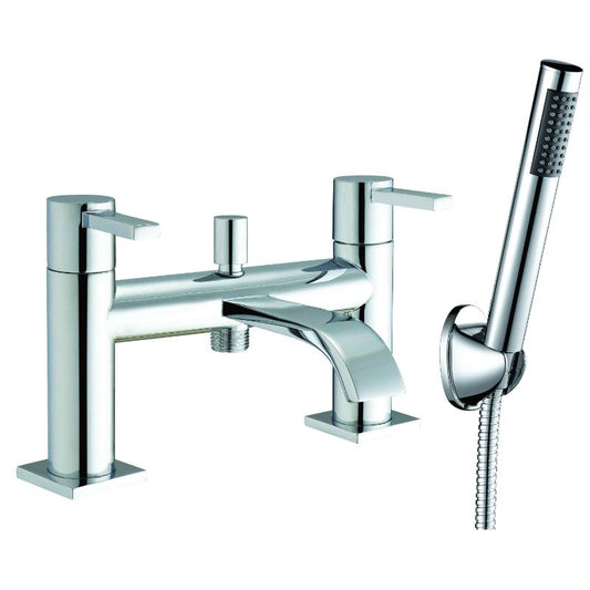 Aqua Gemini Bath Shower Mixer - Chrome