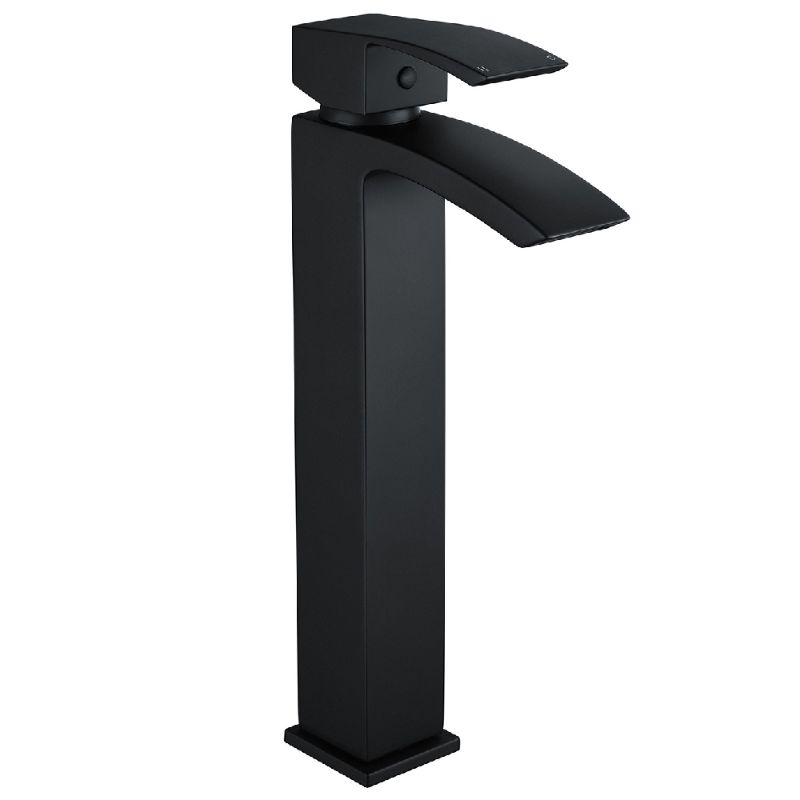 Aqua Onyx Tall Basin Mixer - Black