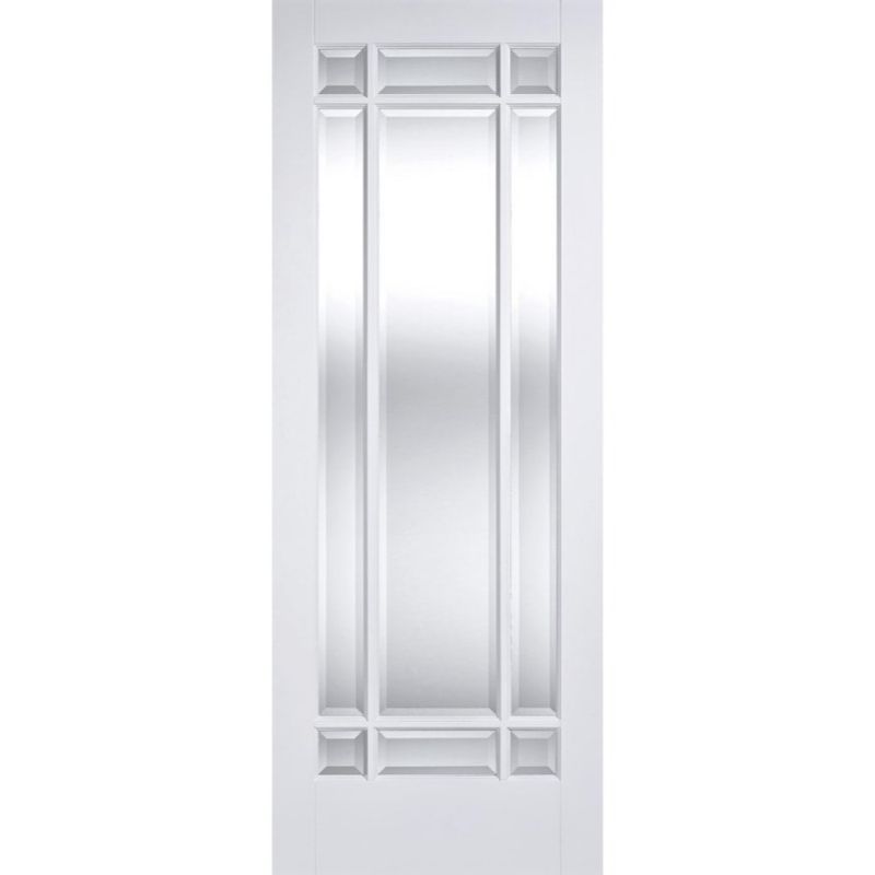 LPD Manhattan White Composite Glazed Internal Door 78in x 30in x 35mm (1981 x 762mm)