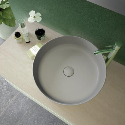 RAK Ceramics Feeling 430mm Countertop Basin Matt Cappuccino Round