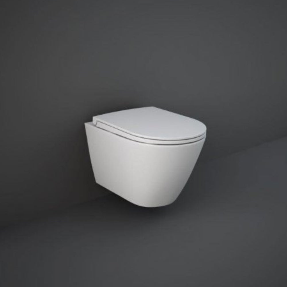 RAK Ceramics Feeling Toilet Seat and Cover Matt White