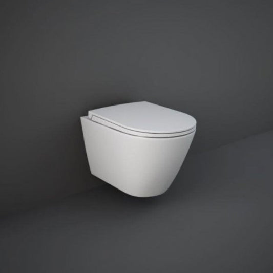 RAK Ceramics Feeling Toilet Seat and Cover Matt White