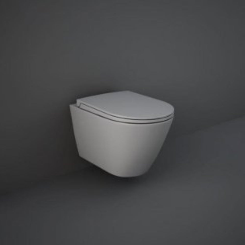 RAK Ceramics Feeling Toilet Seat and Cover Matt Grey