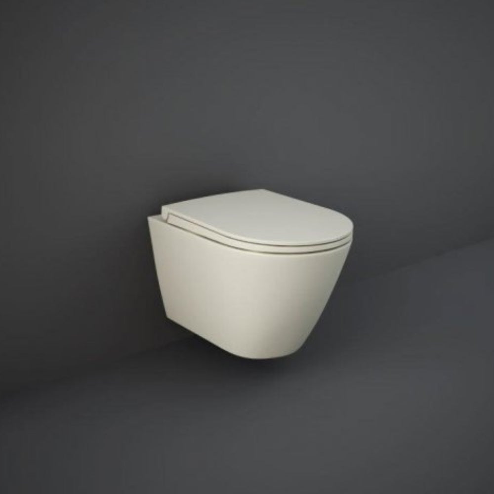 RAK Ceramics Feeling Toilet Seat and Cover Matt Greige